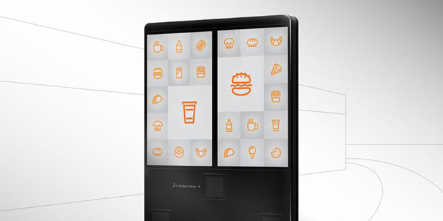 A rendering of a Melitron outdoor digital menu board shows an example of one of Melitron's digital signage and kiosk products from the new product lineup.